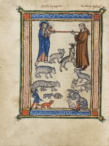 Christ, un moine et deux bergers - Unbekannt Unbekannt